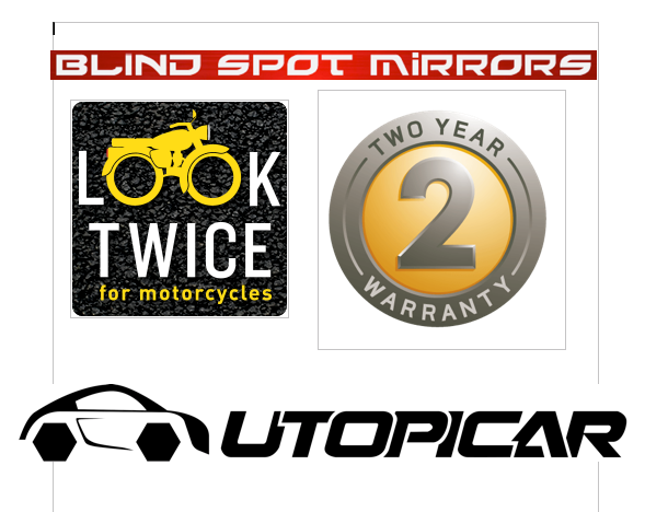 Model: WBSM060 Long Sporty Blind Spot Mirrors