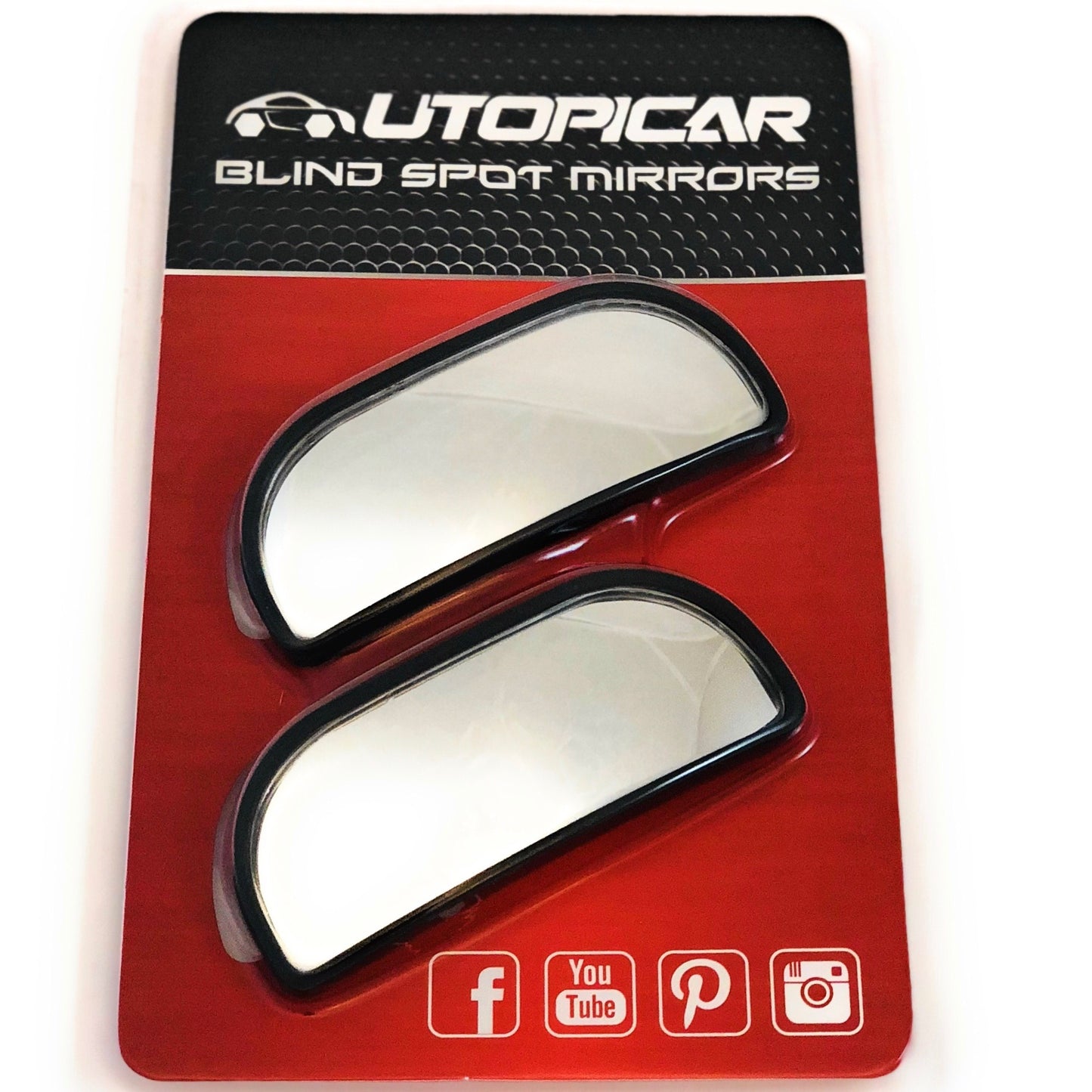 Model: NBSM-066 Semi Rectangular Blind Spot Mirrors