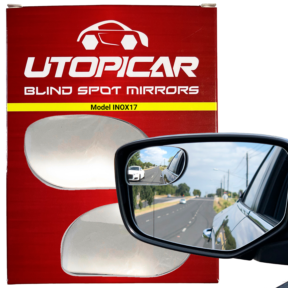 Utopicar Convex Blind Spot Mirrors 2 Pack - OEM Car Side Mirror Blindspot  Eliminator Automotive Exterior Accessories - Adjustable Blind Spot Mirror 