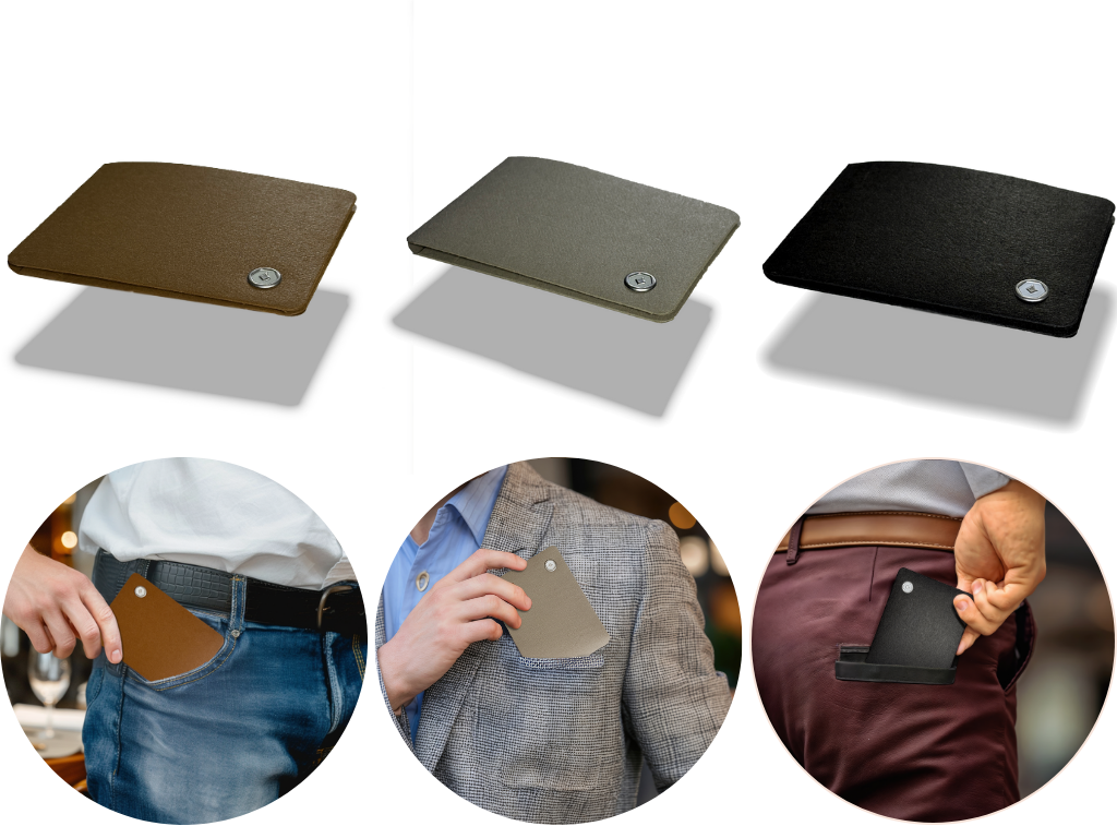 Utopicar Vosswallet – Slim RFID Wallet for Men | Minimalist Front/Back Pocket Bifold Wallet | Modern Nanobrei Card Holder | Secure & Stylish Everyday Carry